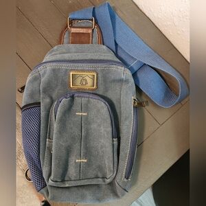 Its Feasible Denim Crossbody Bag